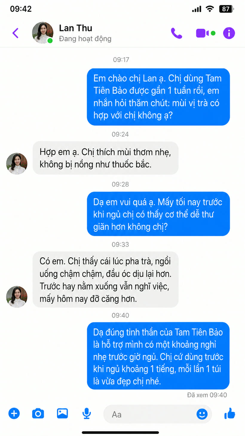 Phản hồi khách hàng Thanh Can Thất Vị 3