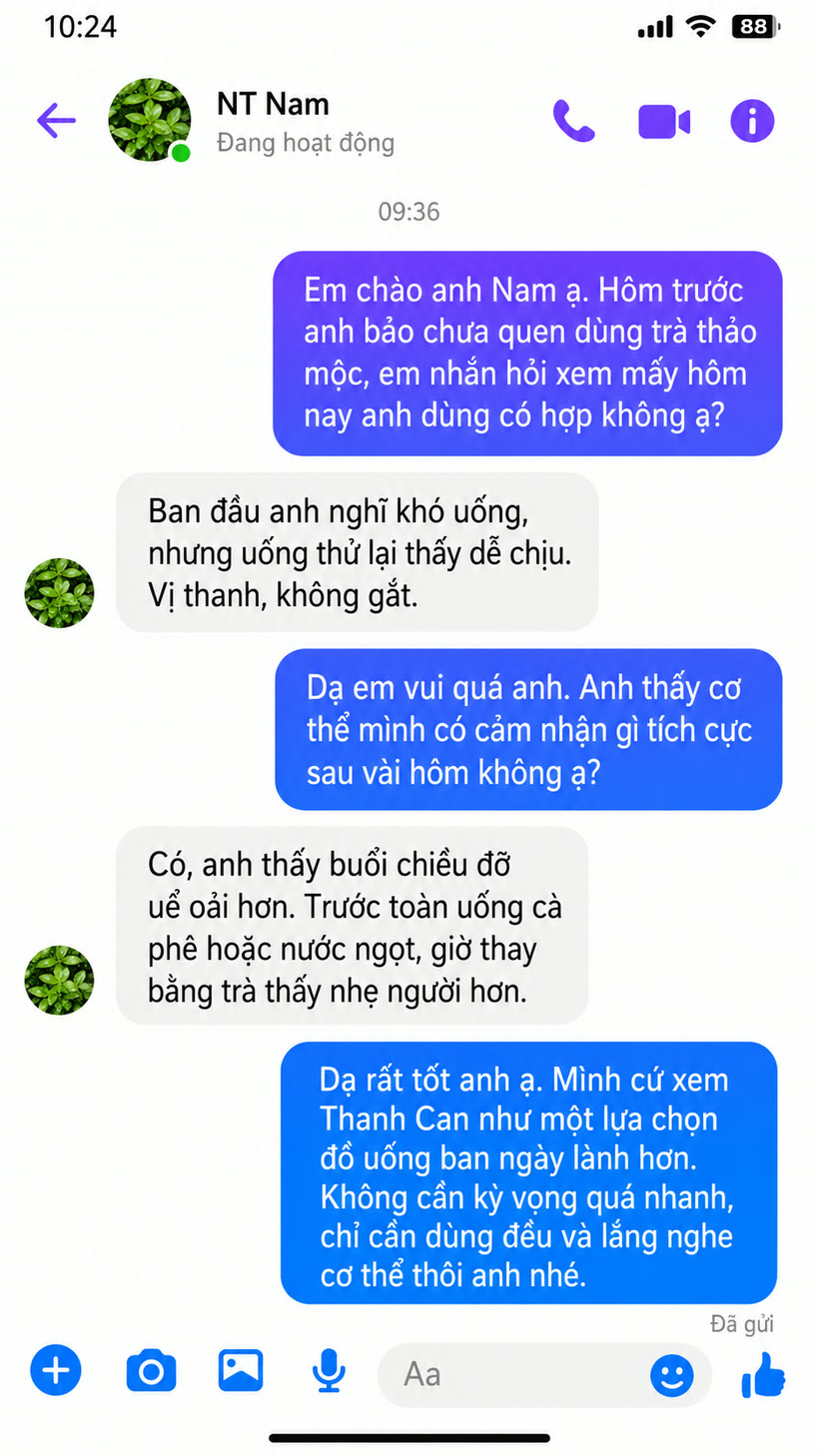 Phản hồi khách hàng Thanh Can Thất Vị 4
