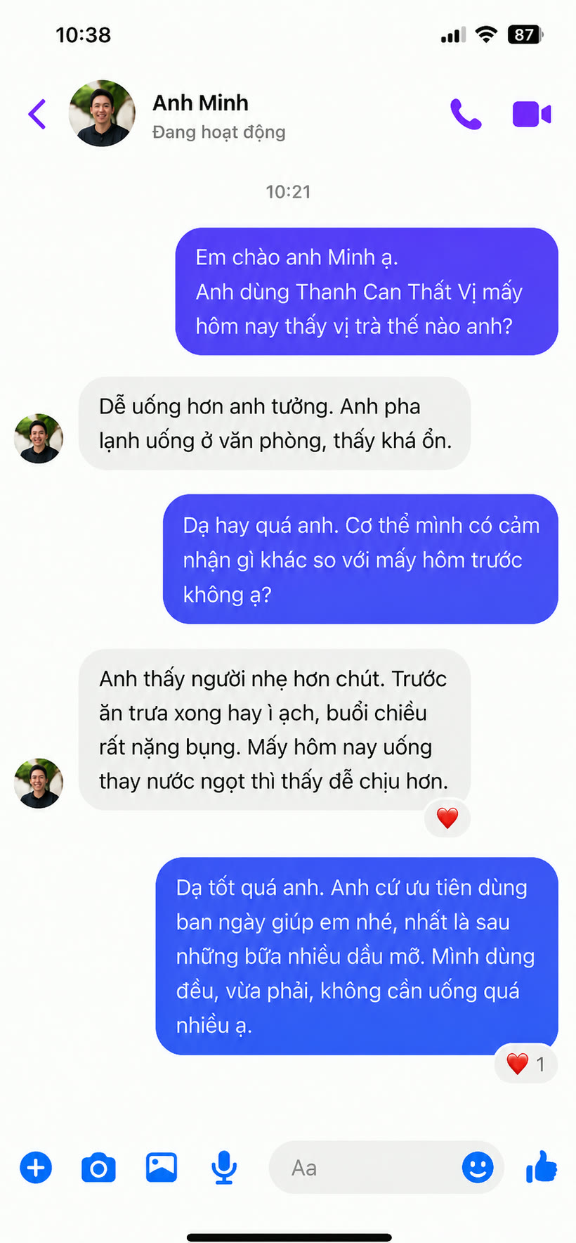 Phản hồi khách hàng Thanh Can Thất Vị 5