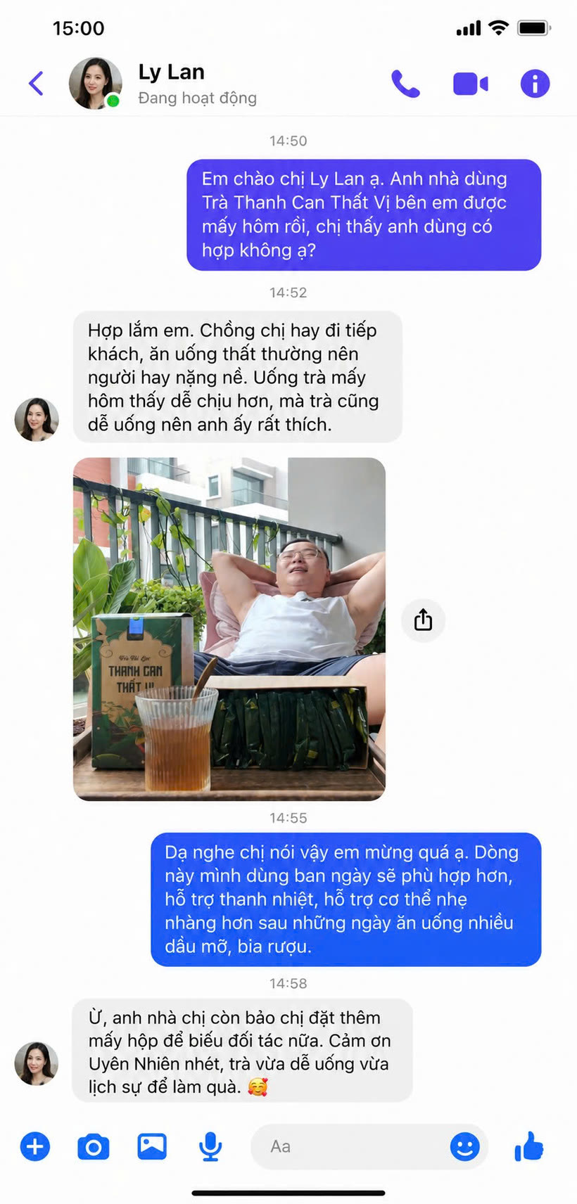 Phản hồi khách hàng Thanh Can Thất Vị 7