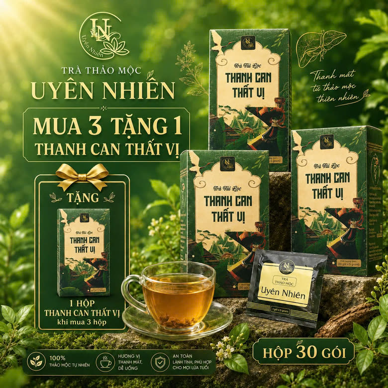 Combo 4 hộp mua 3 tặng 1 Thanh Can Thất Vị