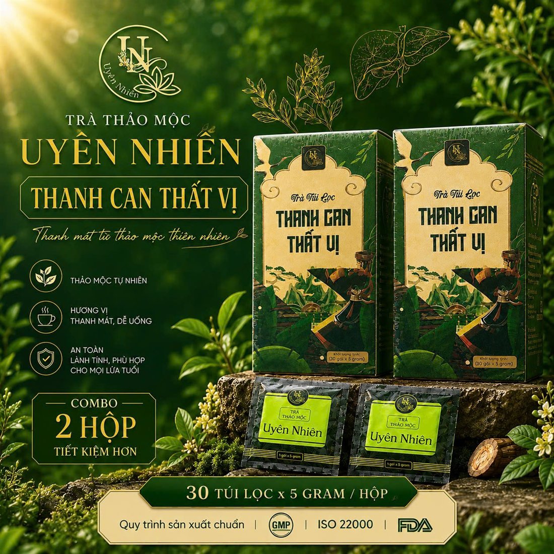Combo 2 hộp Thanh Can Thất Vị